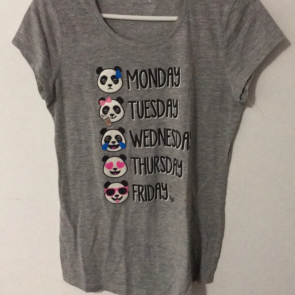 Days of the week t-shirt